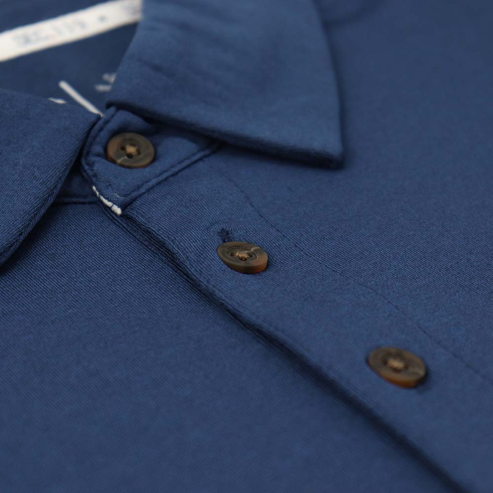 Grateful Dead Polo Long Sleeve Navy Green Bear - Section 119