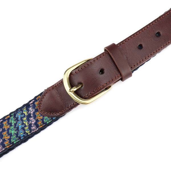 Grateful Dead Dancing Bears & Bolts Reversible Belt