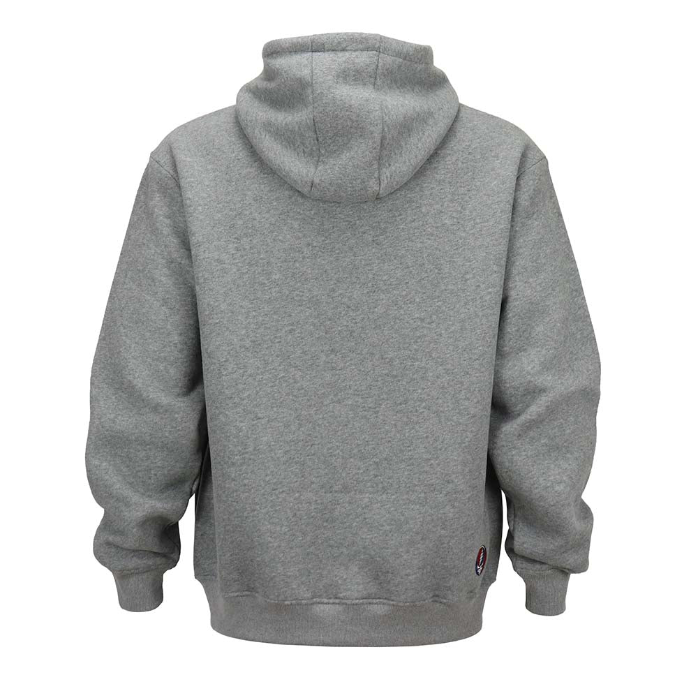 PRE-ORDER Grateful Dead Classic Grey with Stealie Hoodie - Section 119
