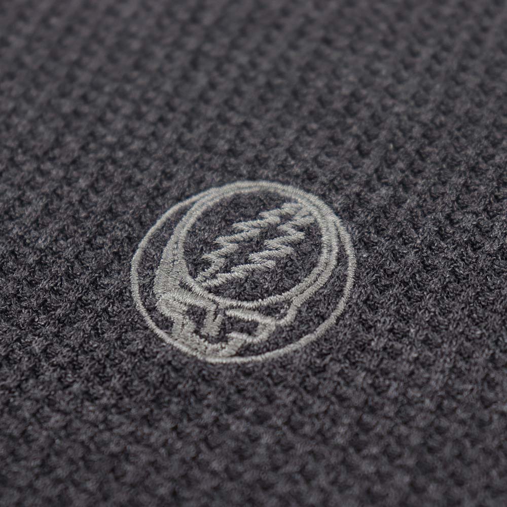 Grateful Dead Grey Steal Your Face Henley - Section 119