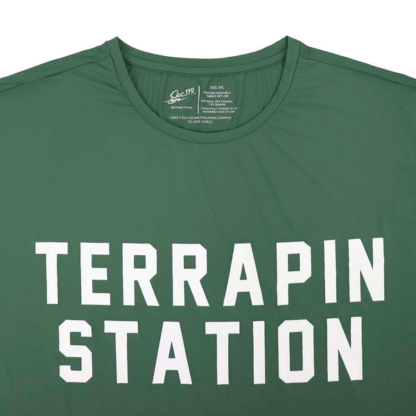Big and Tall Dry Fit Shirt Terrapin Station Dark Green