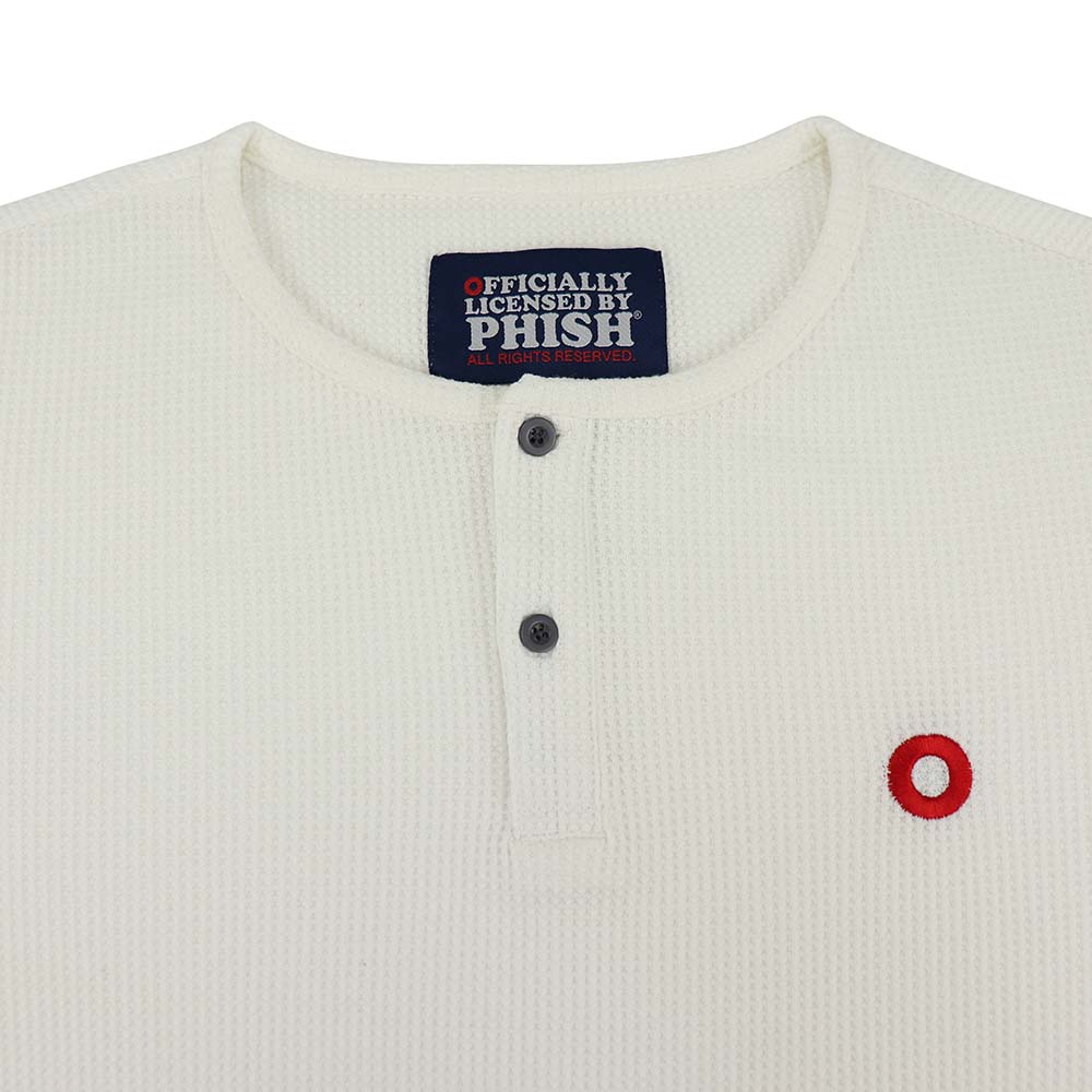Phish White Thermal w/ Red Donut - Section 119