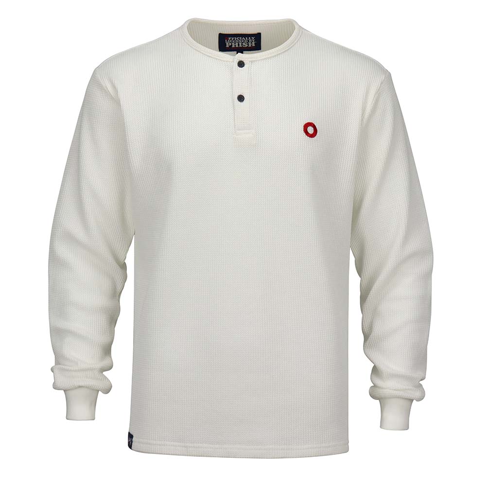 Phish White Thermal w/ Red Donut - Section 119