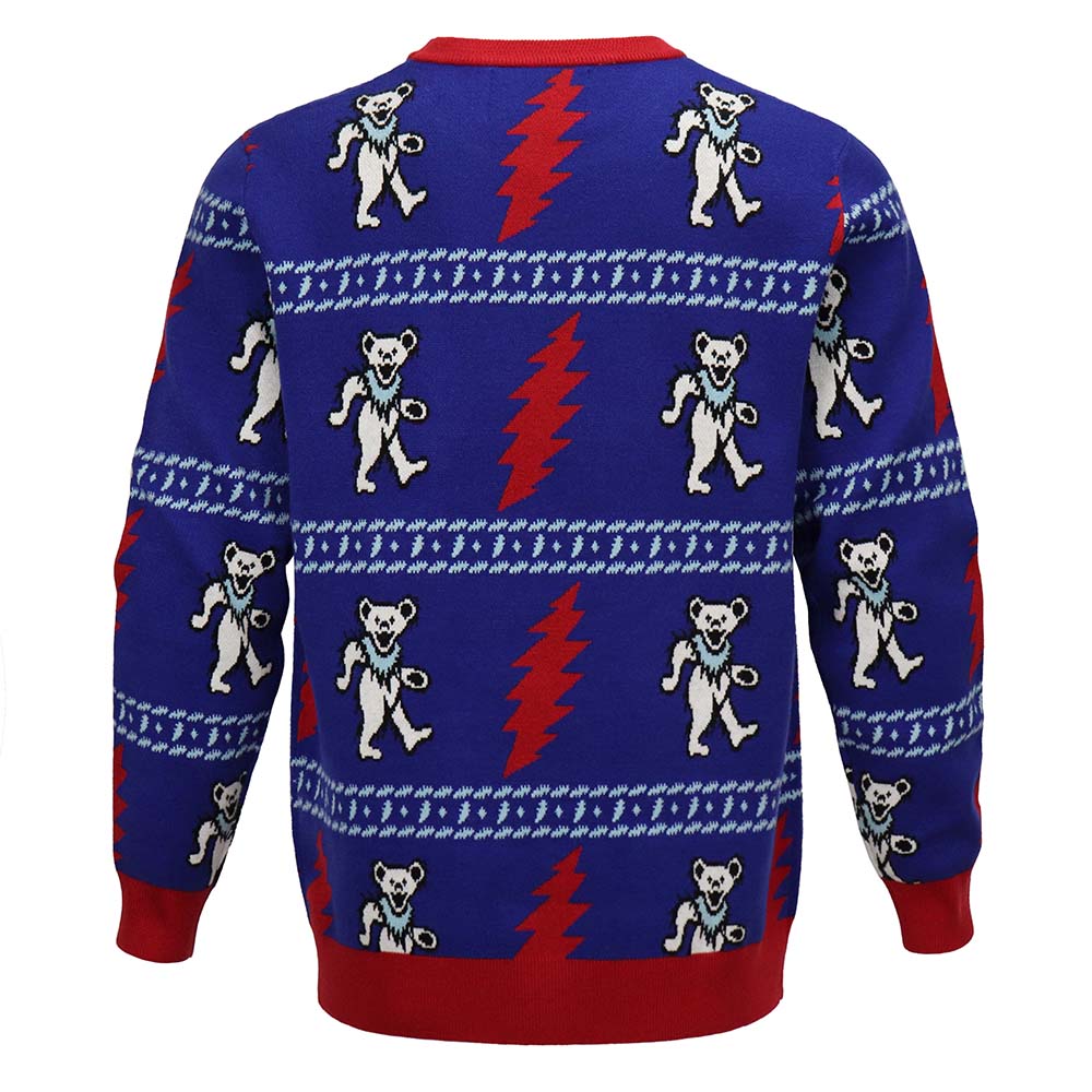 Holiday Grateful Dead Sweater w/ Stealie & Dancing Bears - Section 119