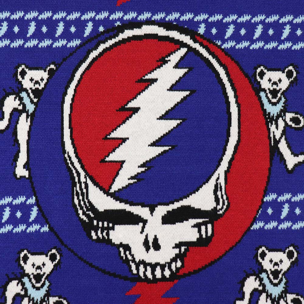 Holiday Grateful Dead Sweater w/ Stealie & Dancing Bears - Section 119