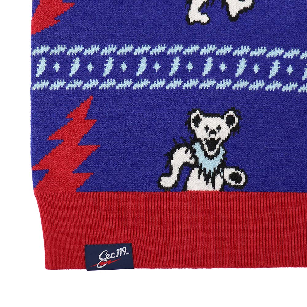 Holiday Grateful Dead Sweater w/ Stealie & Dancing Bears - Section 119