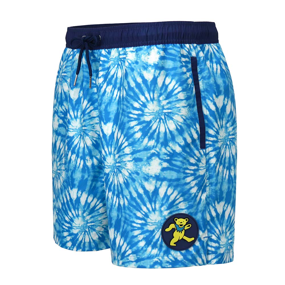 Grateful Dead Swim Trunk Tie Dye Yellow Bear - Section 119