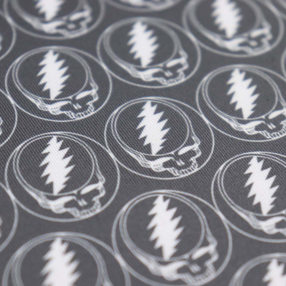 Grateful Dead Performance Polo Grey Stealie - Section 119