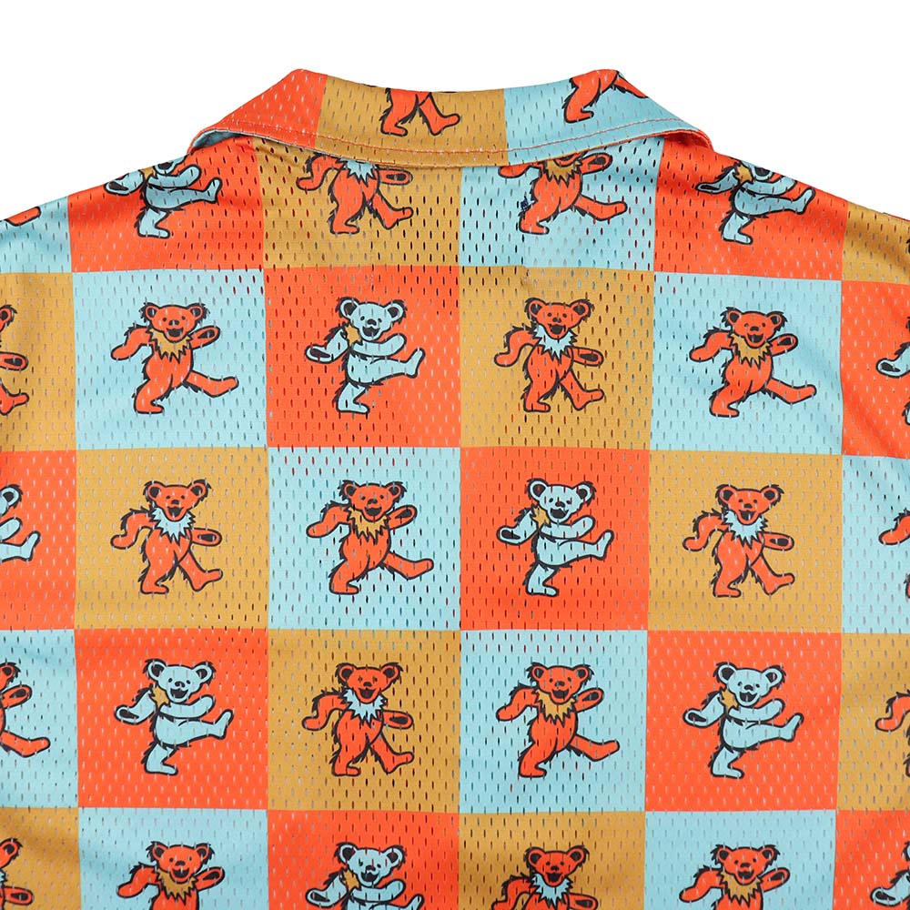Grateful Dead Orange Bear Mesh Shirt - Section 119
