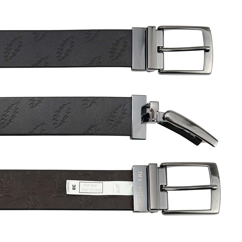 Grateful Dead Dancing Bears & Bolts Reversible Belt - Section 119
