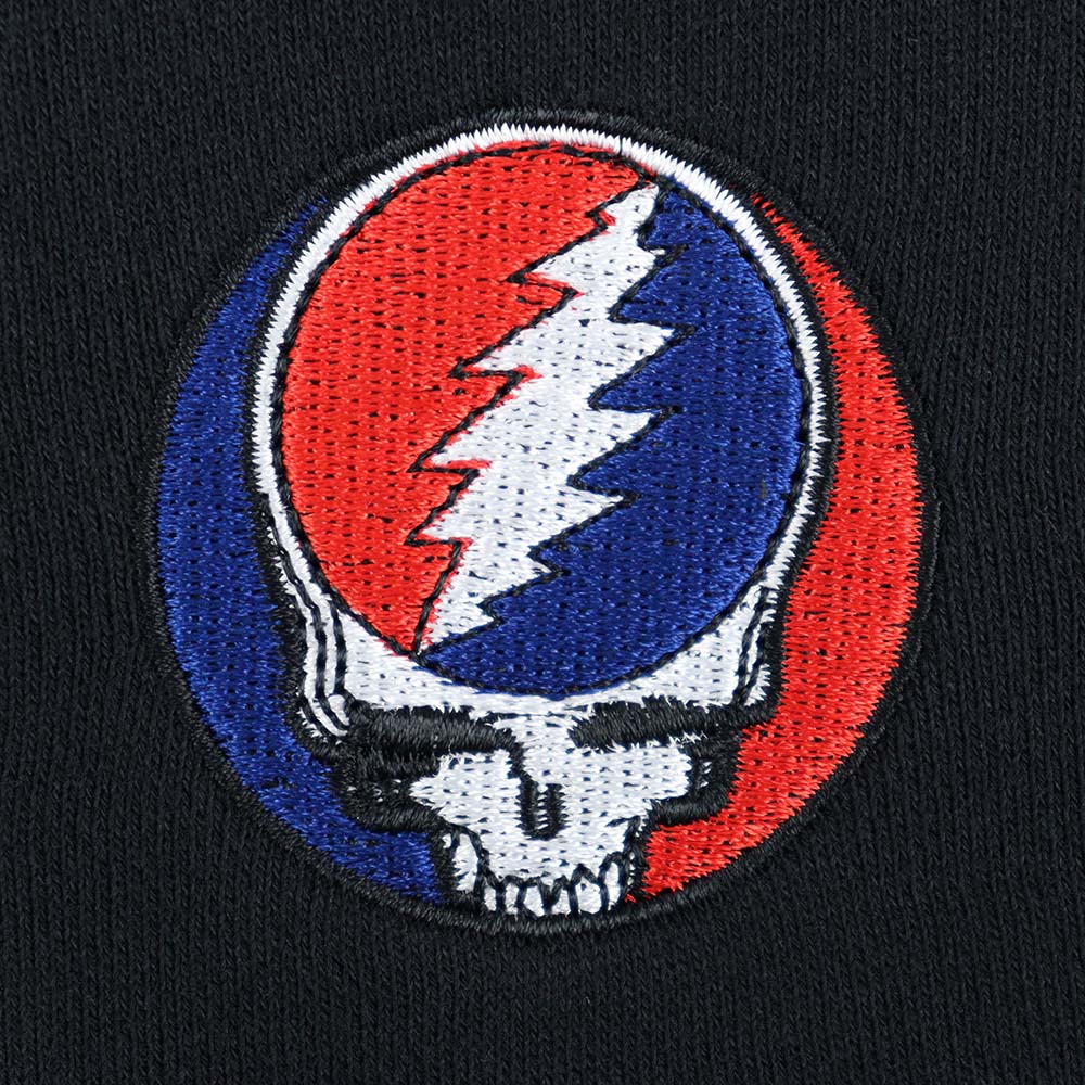 Grateful Dead Zip-up Steal Your Face Black Hoodie - Section 119