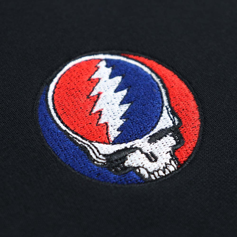 Grateful Dead Zip-up Steal Your Face Black Hoodie - Section 119