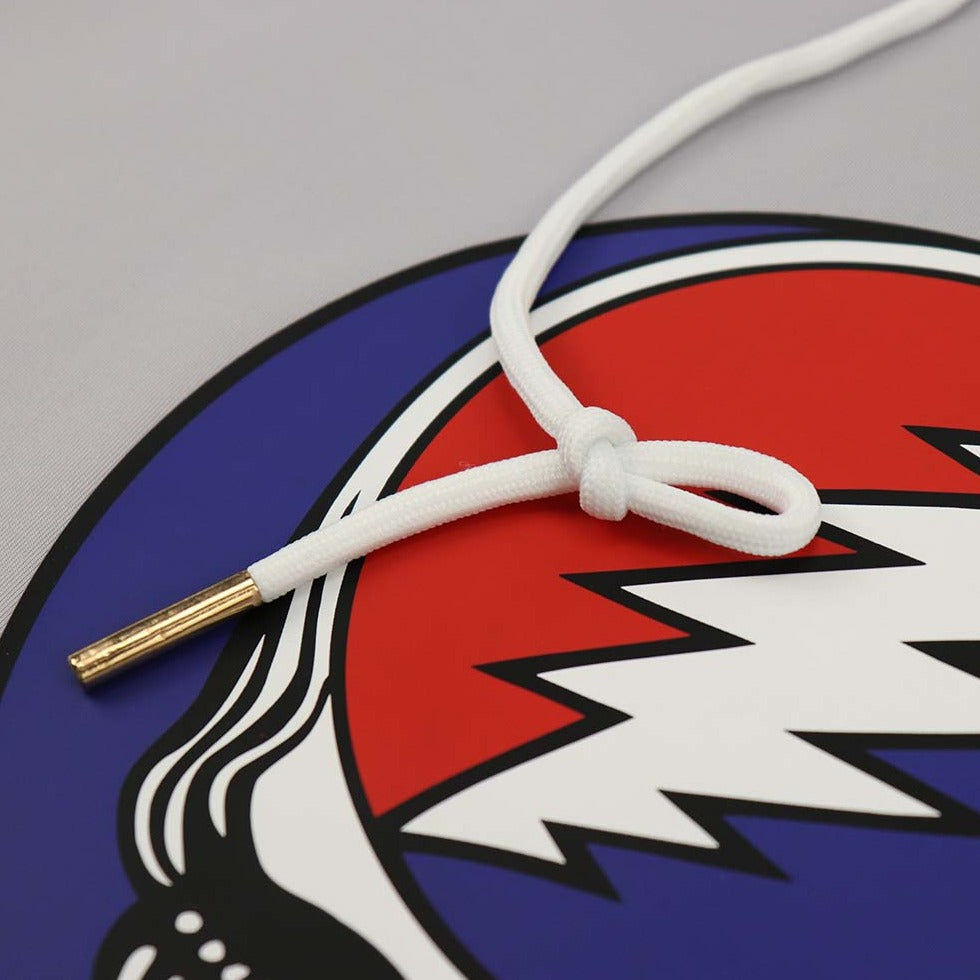 Grateful Dead Light Grey Steal Your Face Performance Hoodie - Section 119