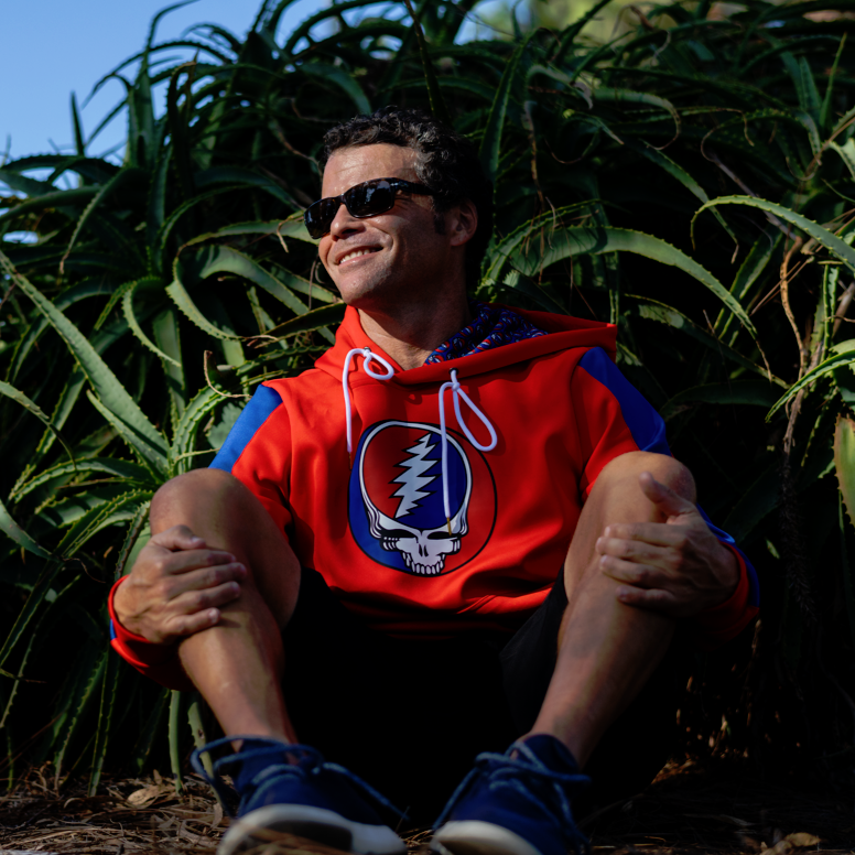 Grateful Dead Red Steal Your Face Performance Hoodie - Section 119