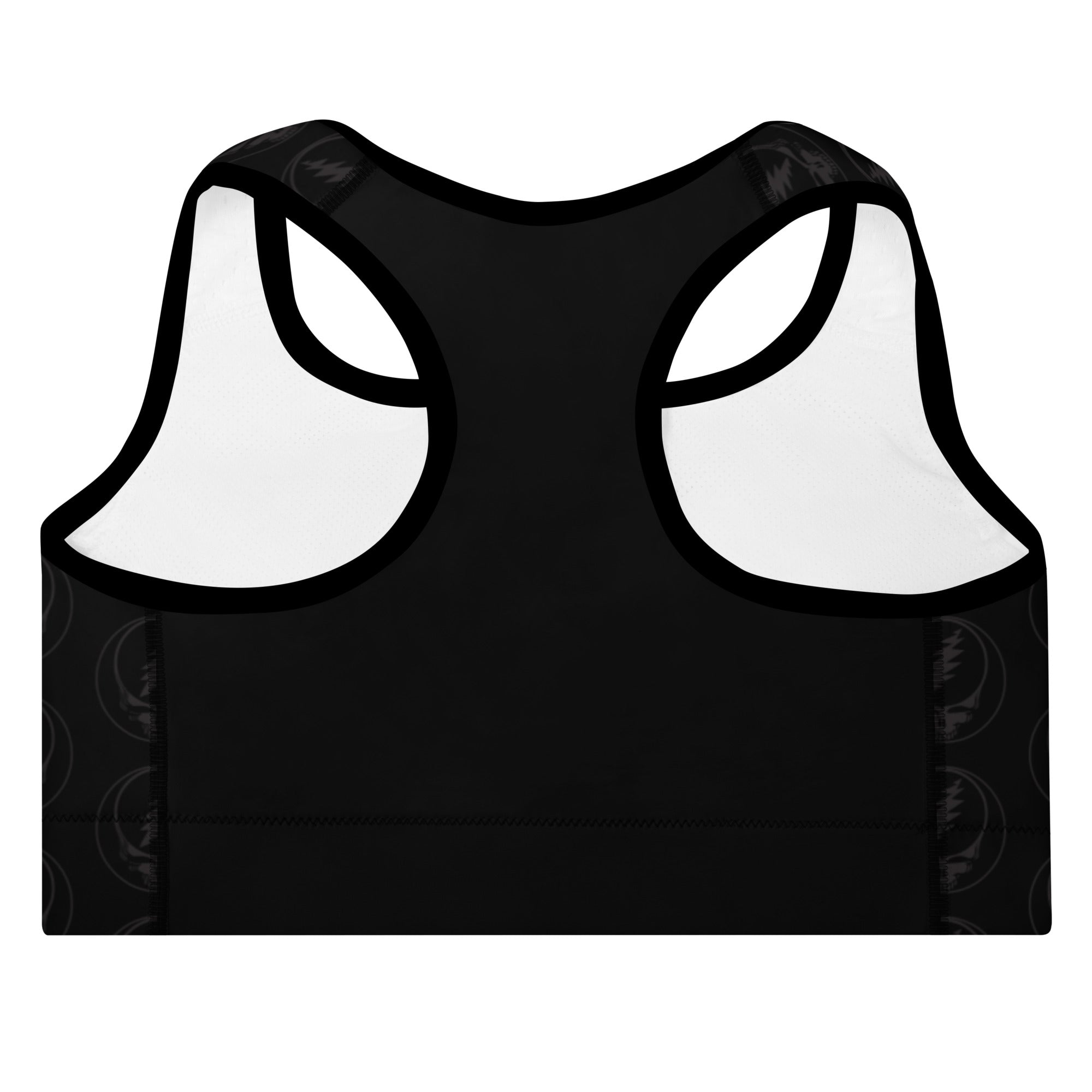 Black on Black Stealie Sports Bra - Section 119