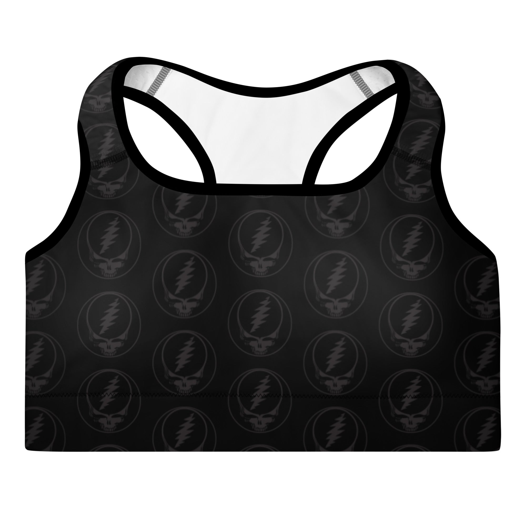 Black on Black Stealie Sports Bra - Section 119