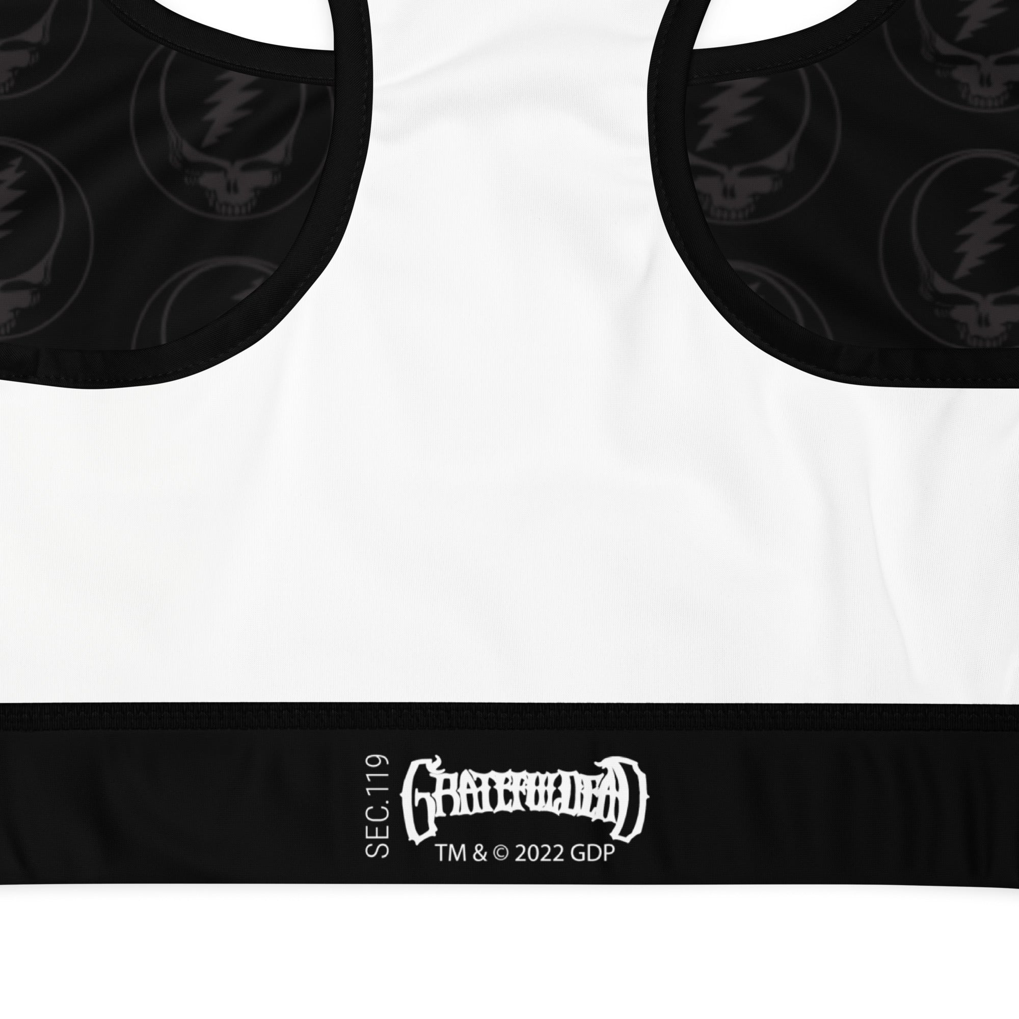 Black on Black Stealie Sports Bra - Section 119