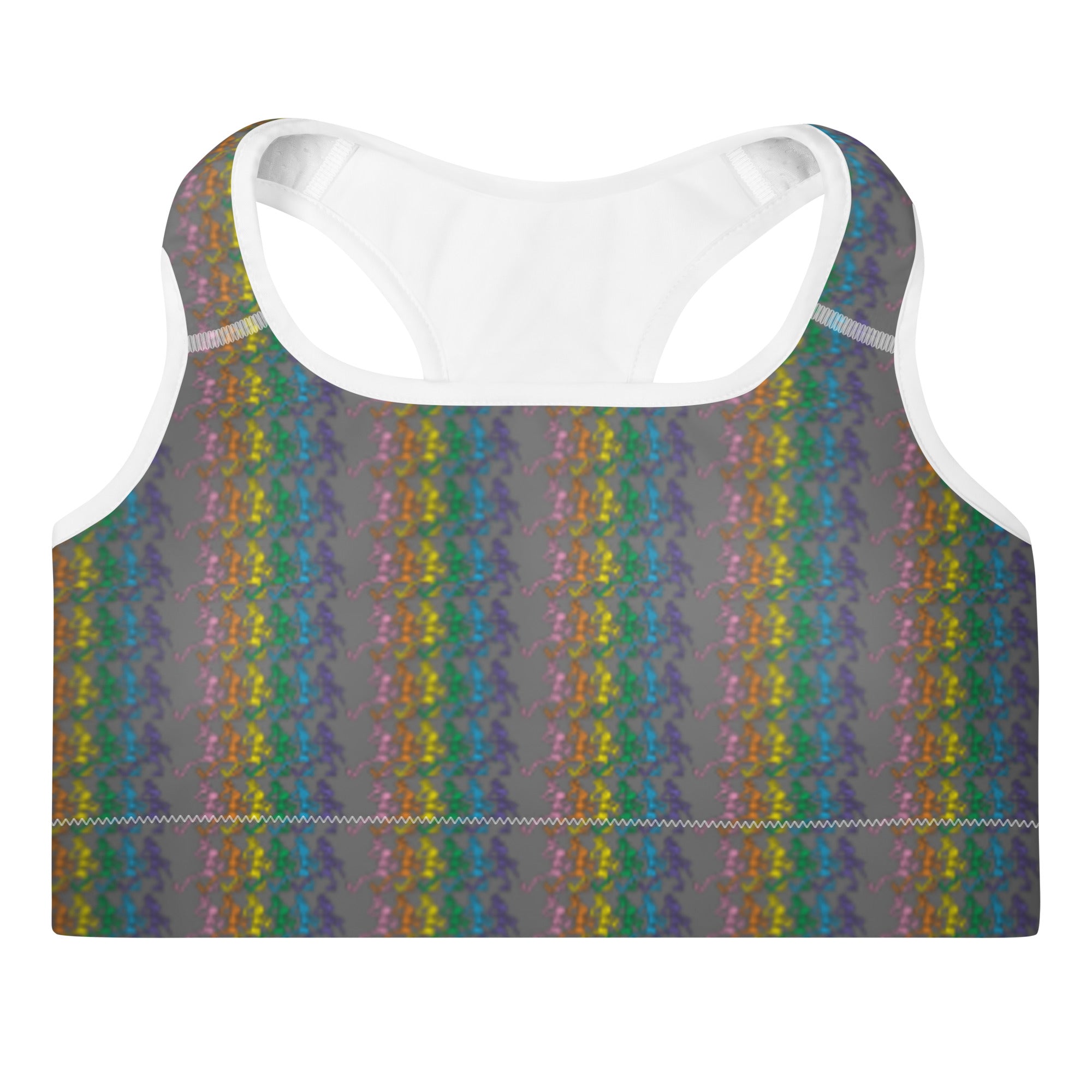 Grateful Dead Skeleton Rainbow Sports Bra - Section 119