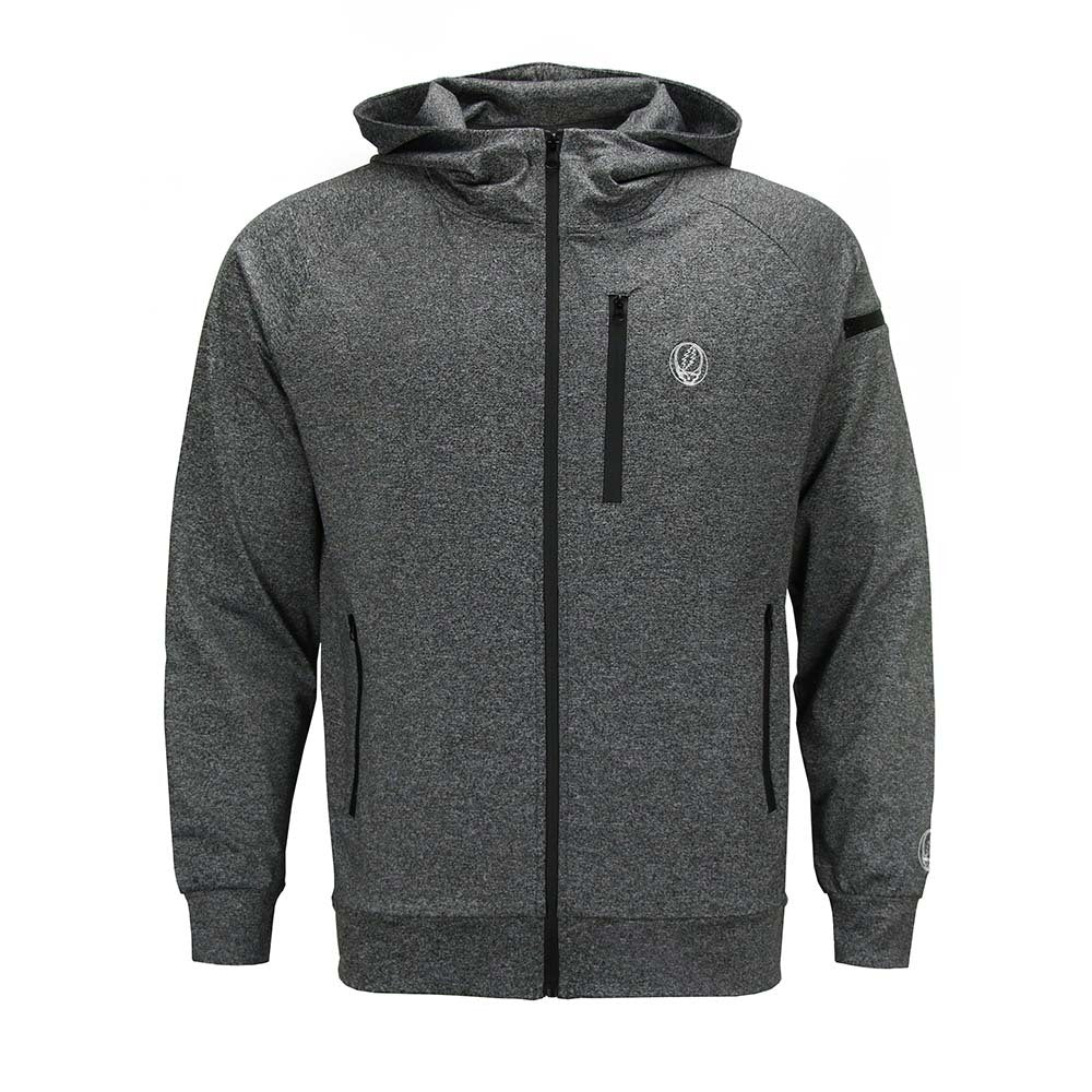 Grateful Dead Steal Your Face Performance Hoodie | Charcoal - Section 119