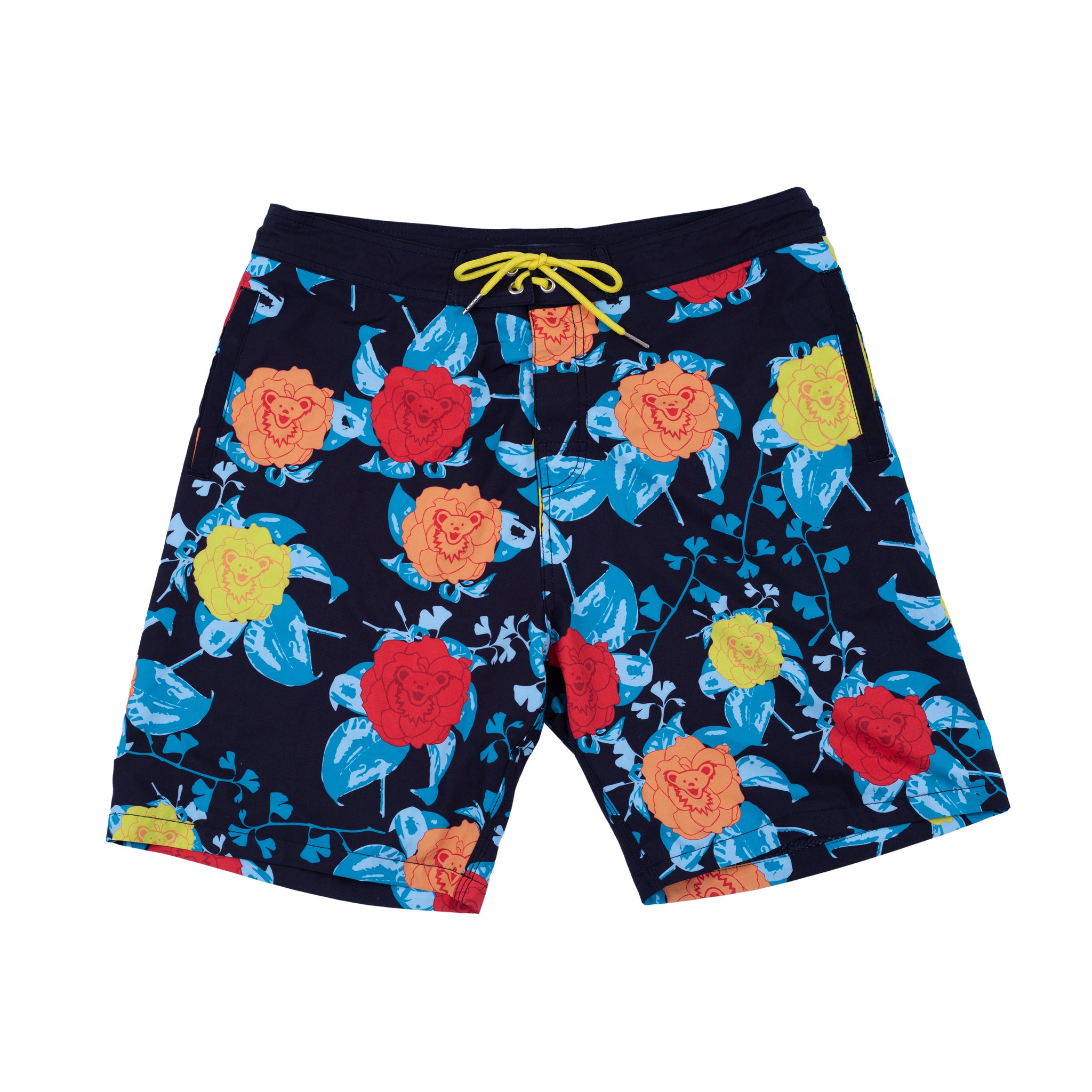 Grateful Dead Begonia Dancing Bears Board Shorts - Section 119