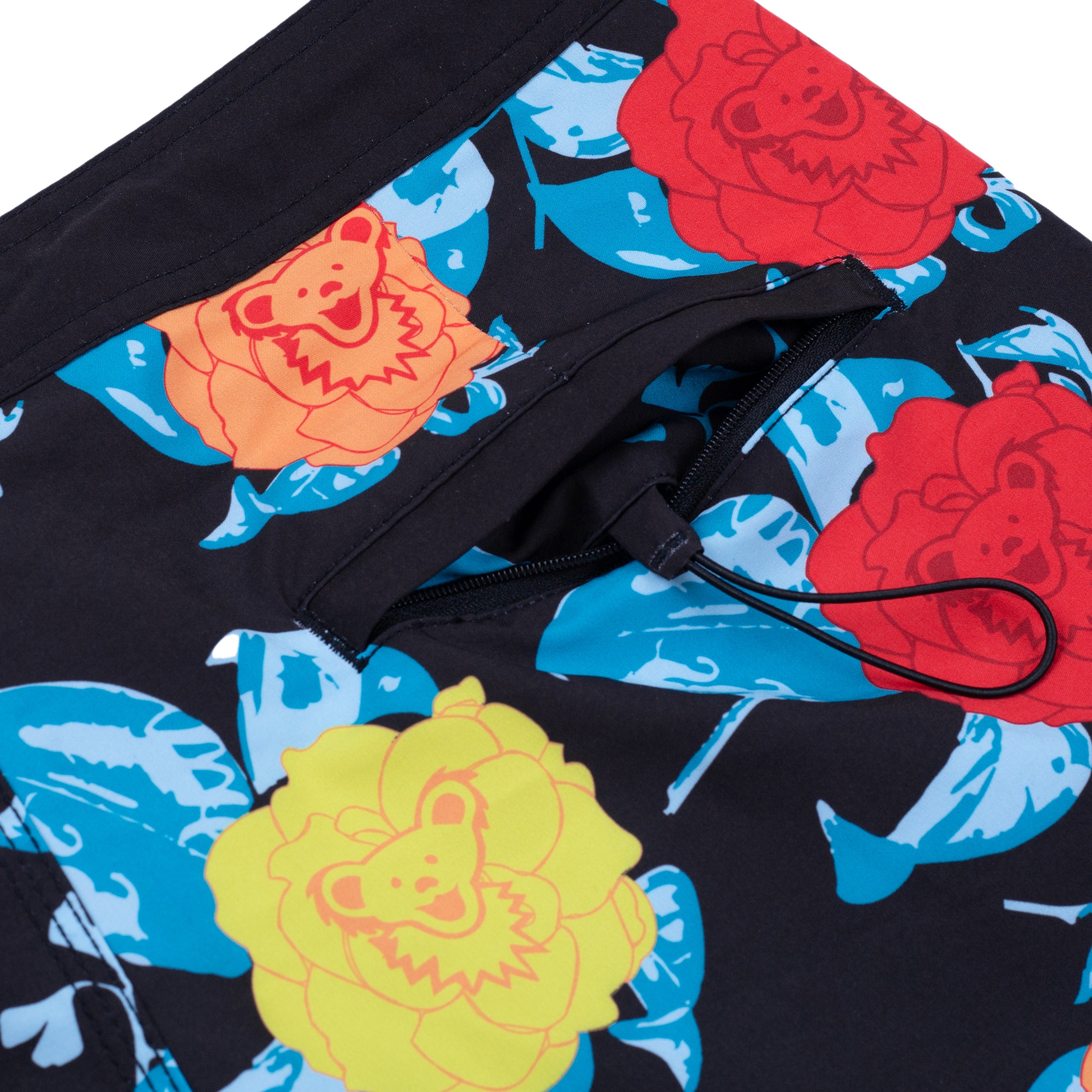 Grateful Dead Begonia Dancing Bear Board Shorts - Section 119