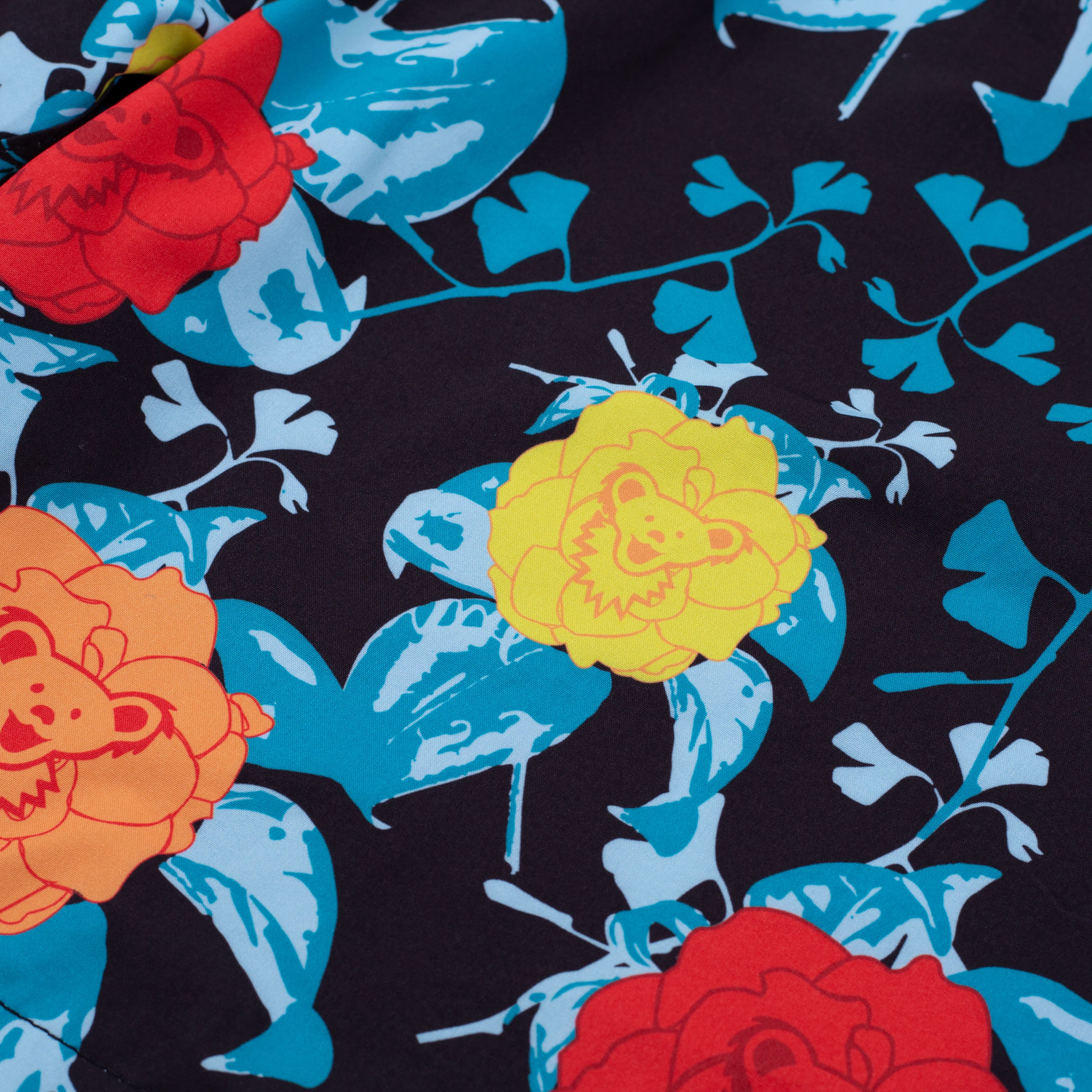 Grateful Dead Begonia Dancing Bear Board Shorts - Section 119