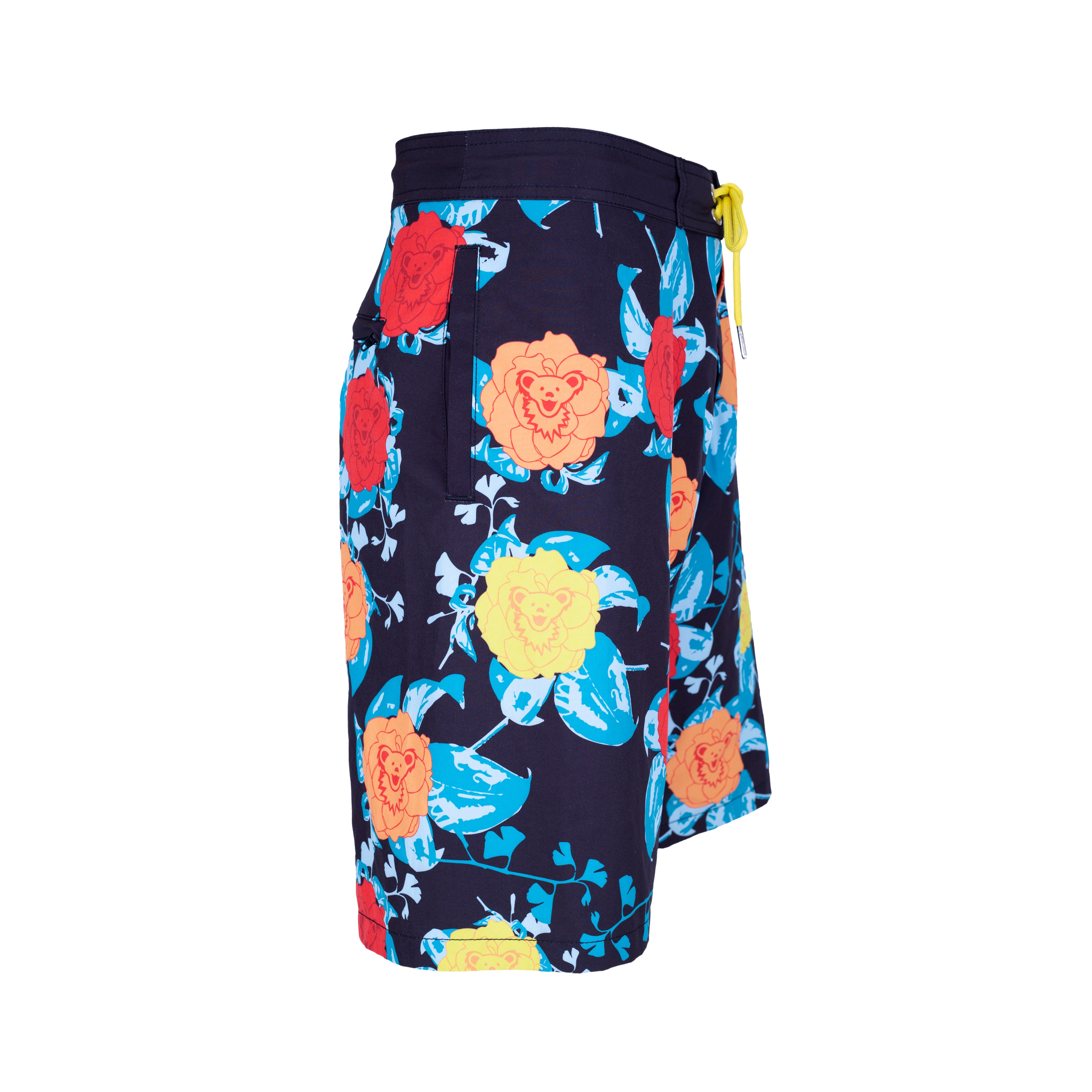 Grateful Dead Begonia Dancing Bear Board Shorts - Section 119