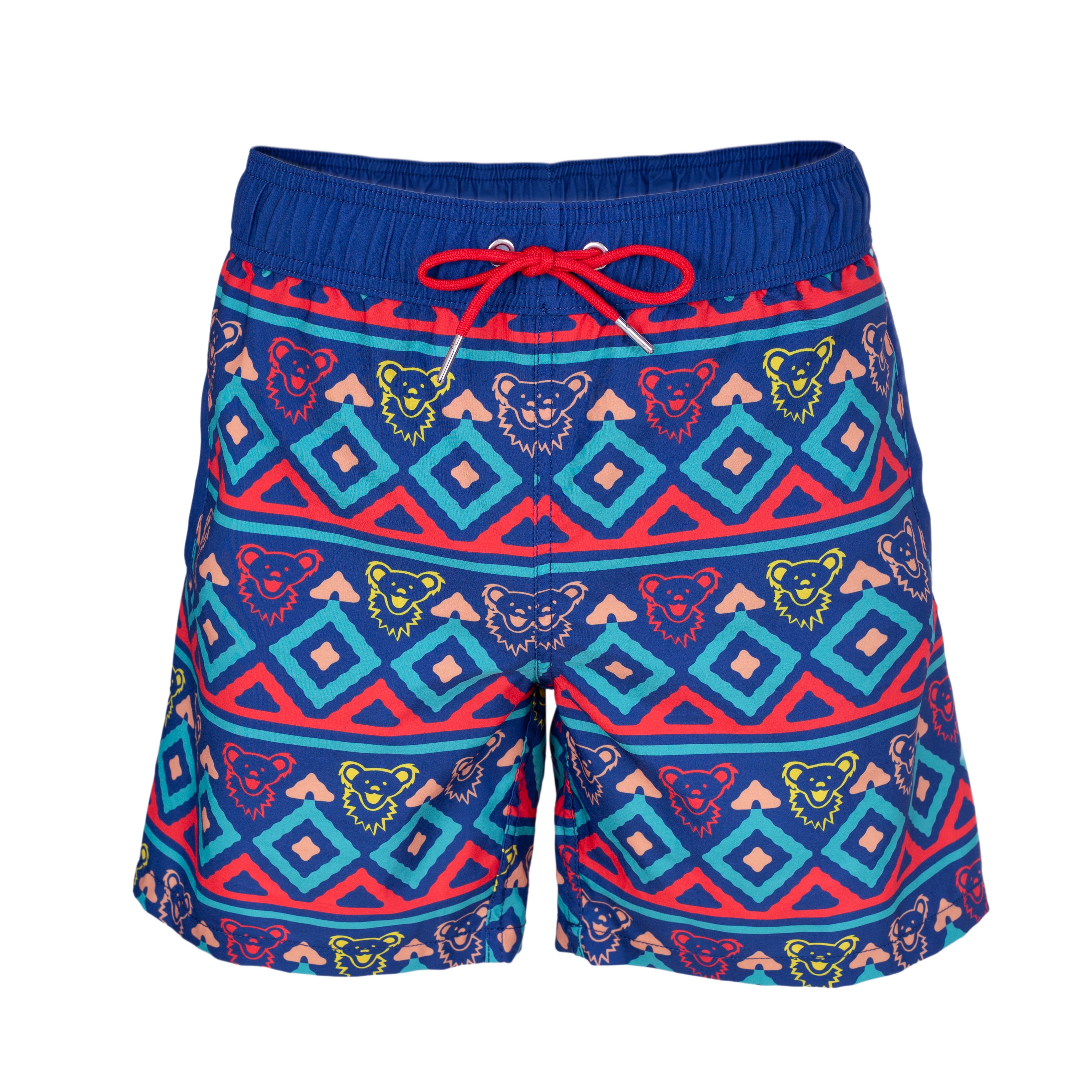 Grateful Dead Neon Dancing Bear Swim Shorts - Section 119