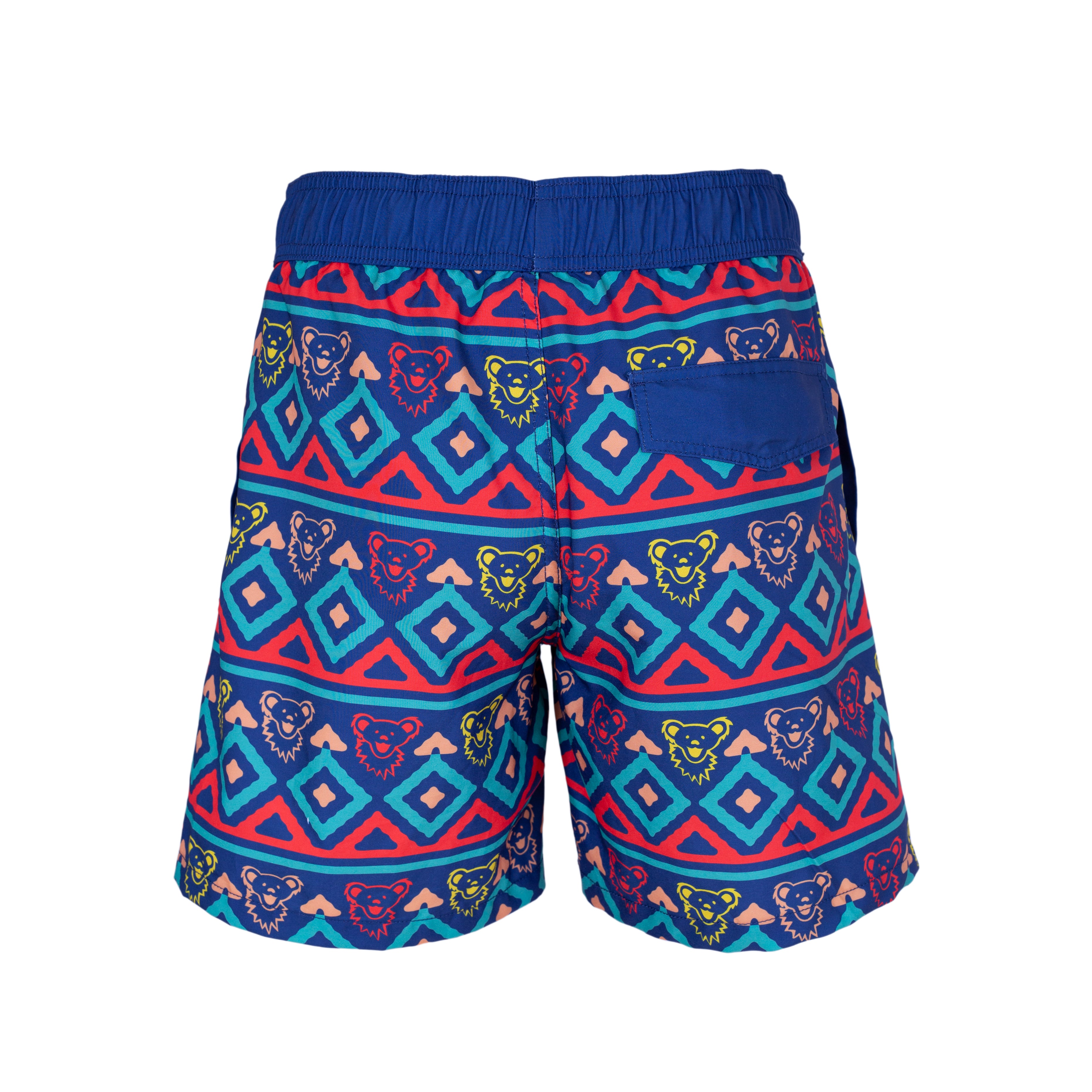 Grateful Dead Neon Dancing Bear Swim Shorts - Section 119