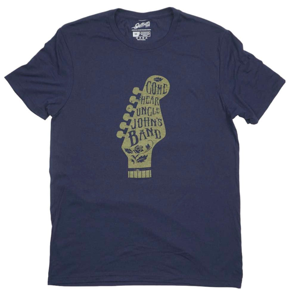 Grateful Dead Lyrics Uncle John's Band Tee in Navy - Section 119