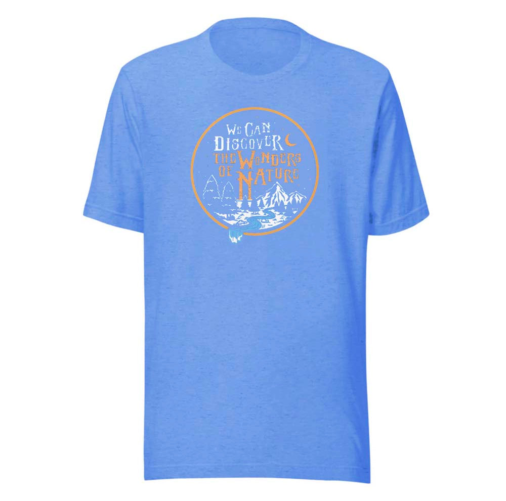 Grateful Dead Lyrics Tee Discover the Wonders in Azure Blue - Section 119