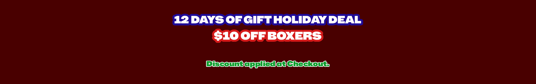 Day 3: 12 Days of Gifts 2025 Boxers