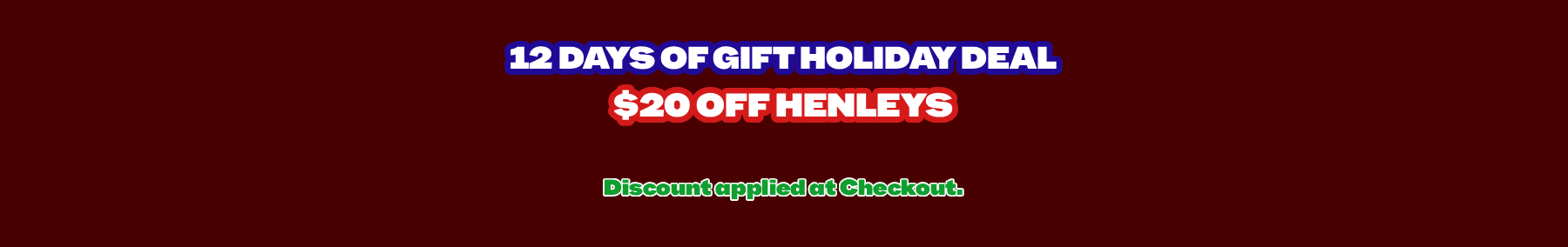 Day 3: 12 Days of Gifts 2025 Henleys