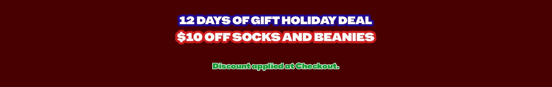 Day 5: 12 Days of Gifts 2025 ($10 off Socks and Beanies)