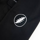 Grateful Dead Long Sleeve Button Down Sweater  Black with Bolt - Section 119