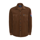 Grateful Dead Long Sleeve Button Down Corduroy Tan Stealie - Section 119