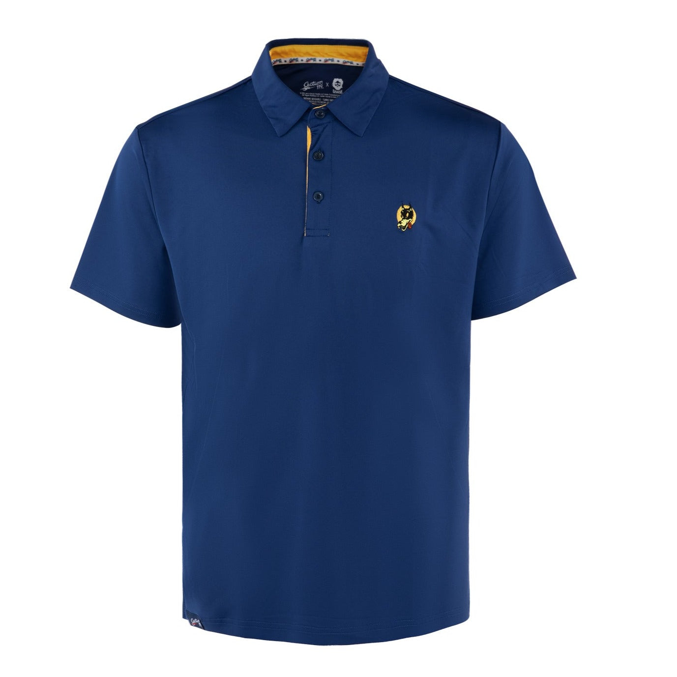 PRE-ORDER Jerry Garcia Premium Navy Wolf Performance Polo - Section 119