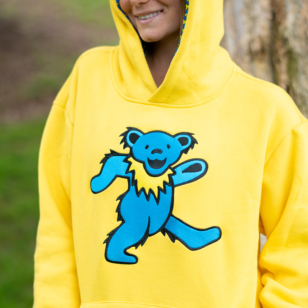 Grateful Dead Dancing Bear Face Women's Hoodie, Grateful Dead Hoodie, Dancing Bear shops Hoodie,