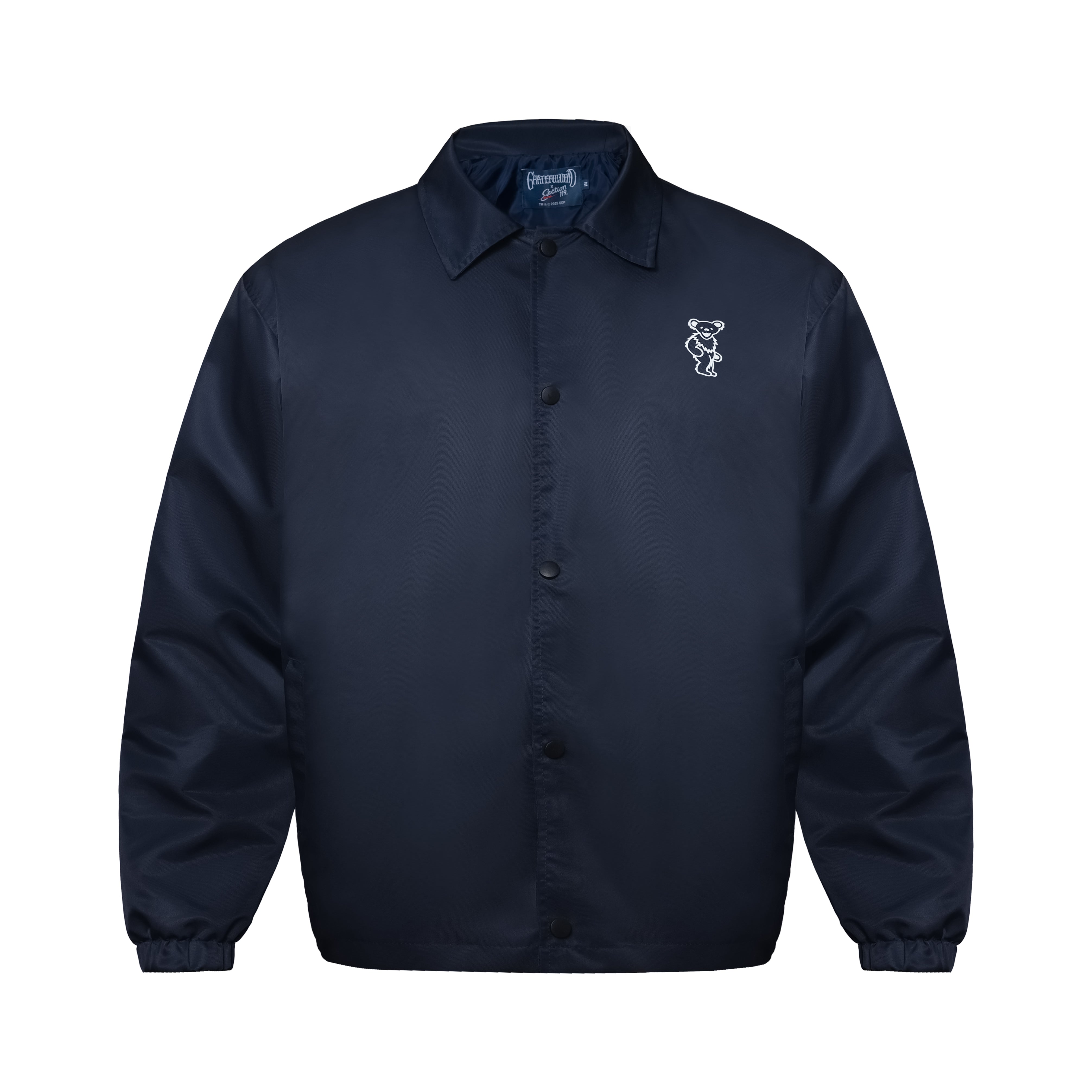 Grateful Dead | Coach Jacket | Dancing Bear Navy – Section 119