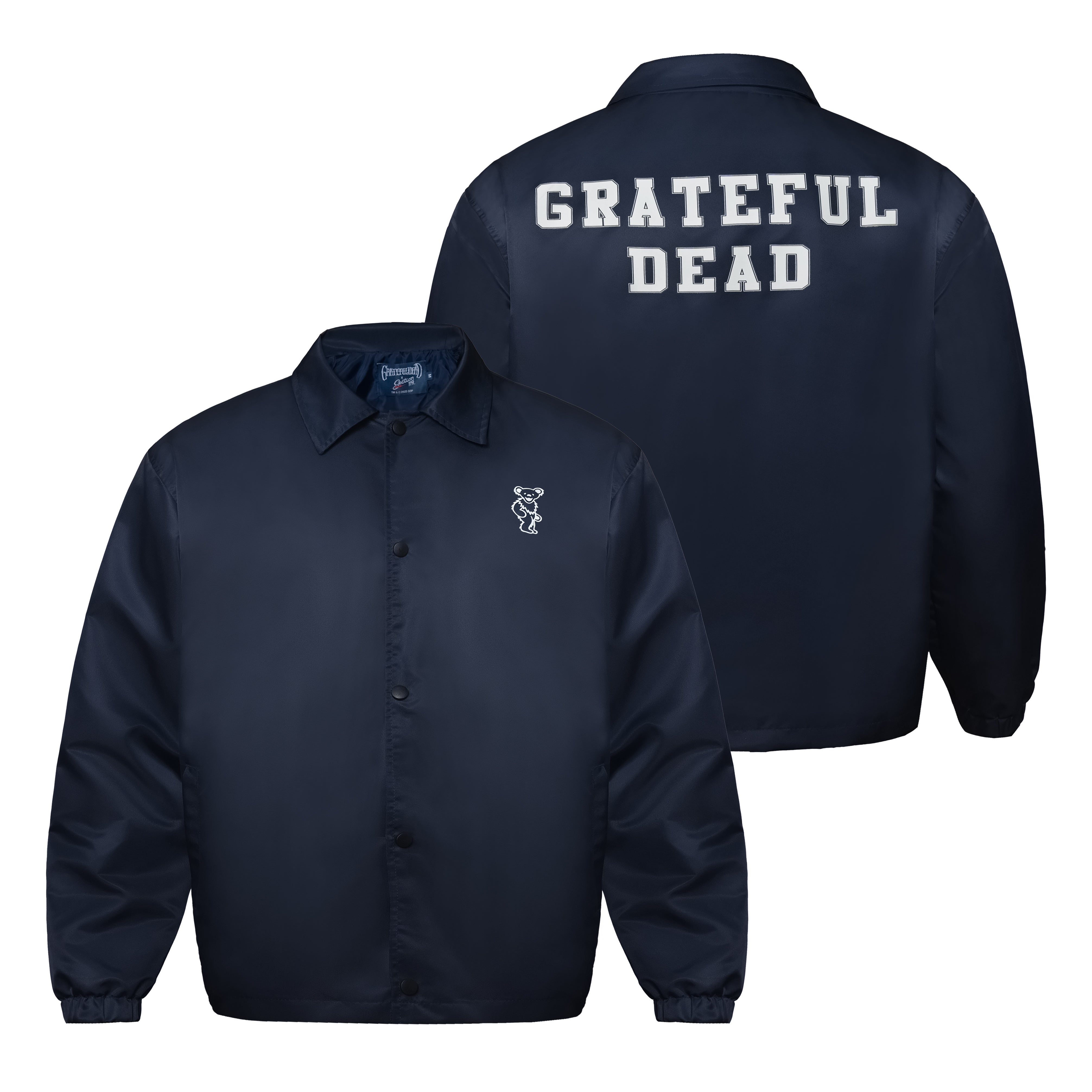 Grateful Dead | Coach Jacket | Dancing Bear Navy – Section 119