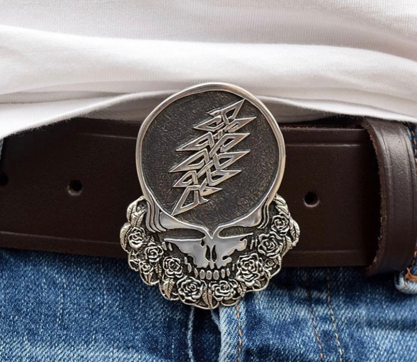 Grateful Dead 純銀記念 限定品 Grateful Dead | Sterling Silver Belt Buckle | Limited Edition