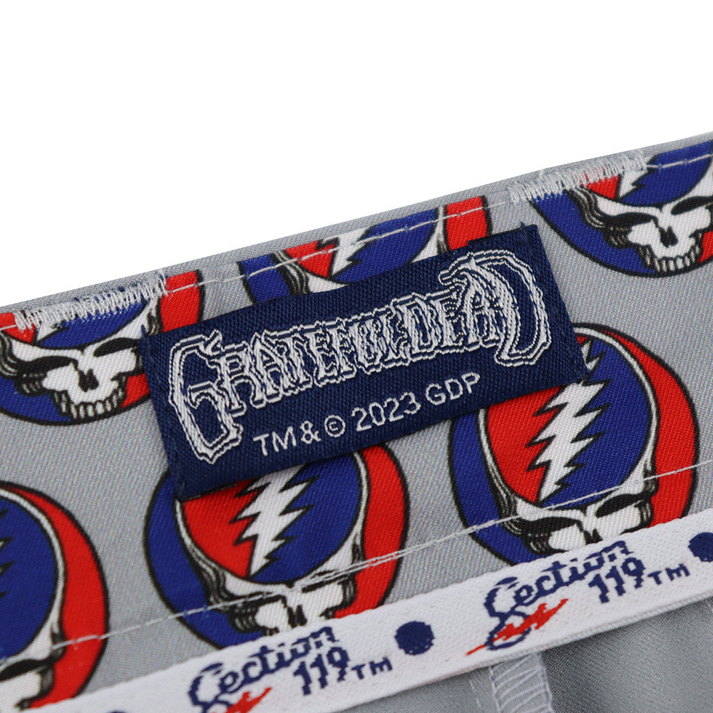 Grateful Dead Elevated Hybrid Shorts Grey - Section 119
