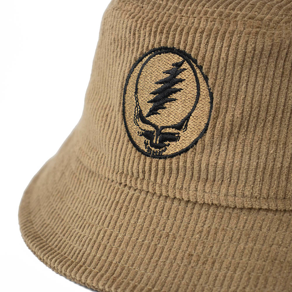 Grateful Dead | Corduroy Bucket Hat | Stealie Brown – Section 119