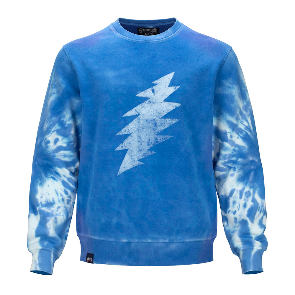 Grateful Dead | Women's Crewneck Sweatshirt | Tie-Dye Stealie