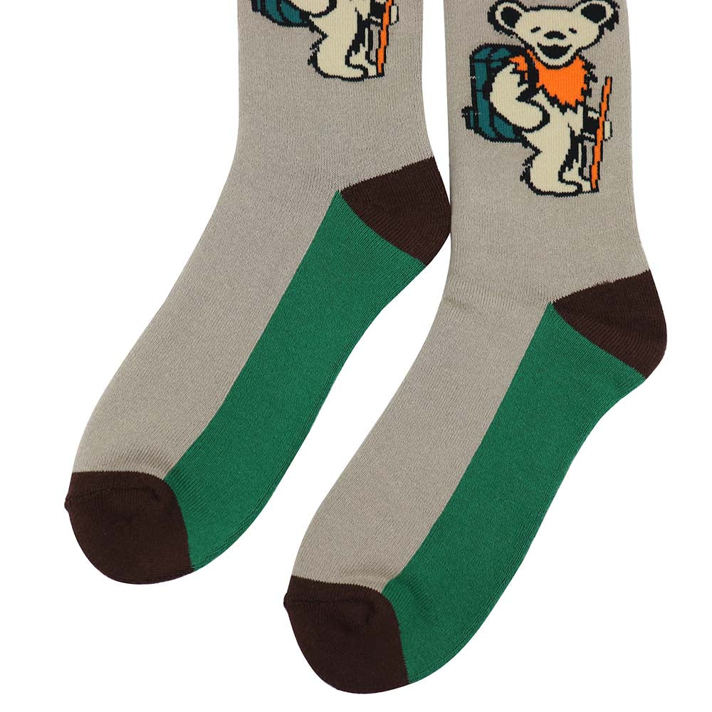 Grateful Dead Socks Bear in Brown and Green - Section 119
