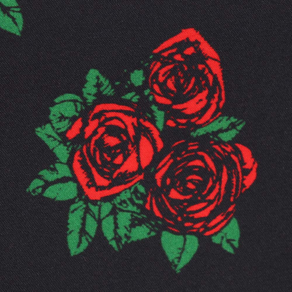 Grateful Dead Swim Trunk All Over Roses in Black - Section 119