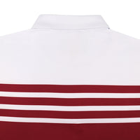 Grateful Dead Dry Fit Polo Stealie in Red White and Blue Stripes– Section  119