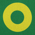 Phish Surf Towel Poncho in Green with Yellow Donuts - Section 119