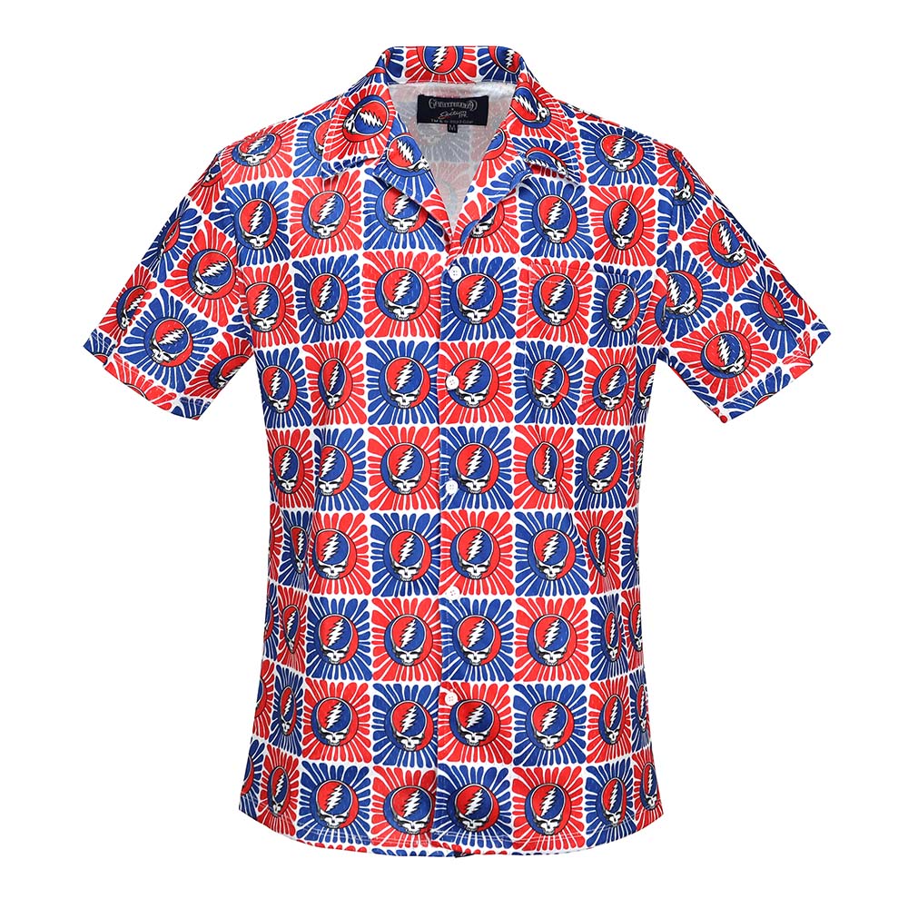 Grateful Dead Teal & Orange Bear Mesh Shirt– Section 119