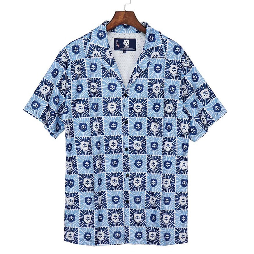 Jerry Garcia Smiling at You Mesh Button Down - Section 119